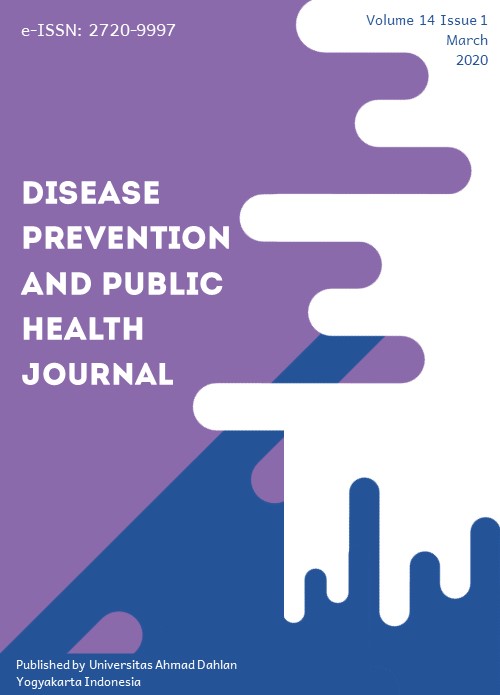 					View Vol. 14 No. 1 (2020): Disease Prevention and Public Health Journal
				